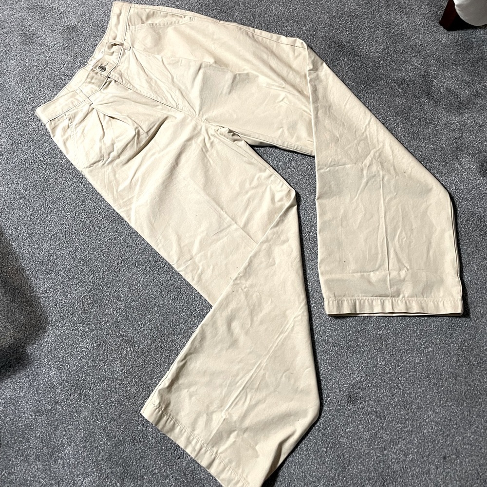 Tan loose fit Levi pants